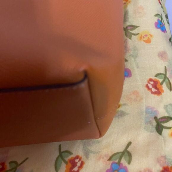 Coach (f58846) City Tote Tangerine Crossgrain Leather Zip Top - Picture 8 of 15